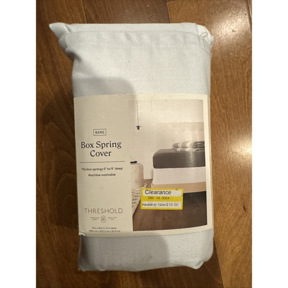 Threshold Other - Threshold Box Spring Cover Twill OEKO-TEX Certified, King